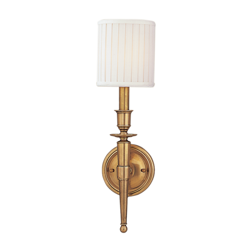 Hudson Valley Lighting Abington Wall Sconce — Aged Brass