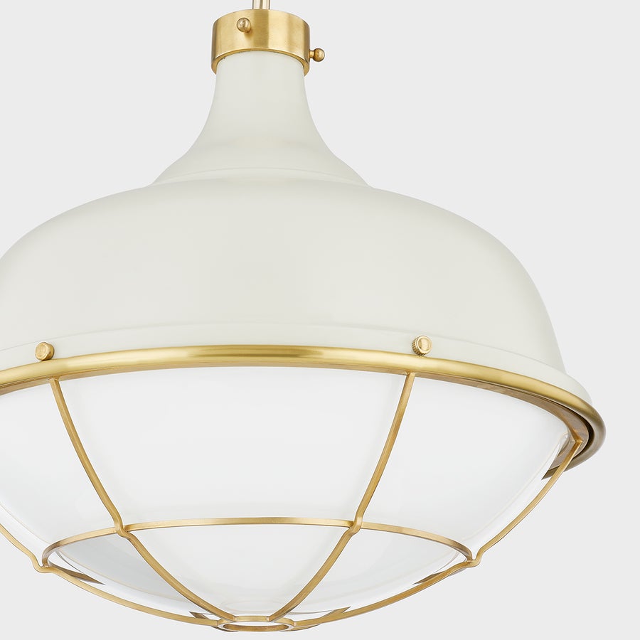Hudson Valley Lighting HOLKHAM Pendant — MDS1502-AGB/OW