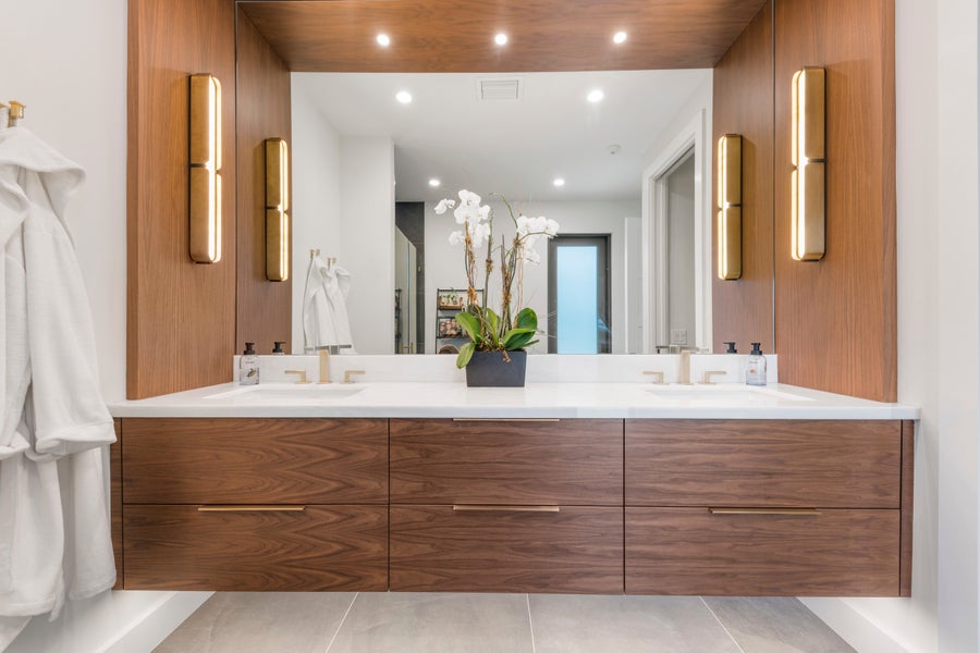 Hudson Valley Lighting Tribeca Bath and Vanity — 2916-AGB/BK