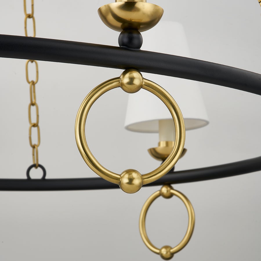 Mitzi Haverford Chandelier — H757806-AGB/TBK