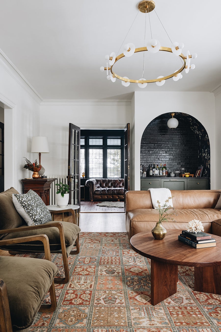 Hudson Valley Lighting Austen Chandelier — Aged Brass