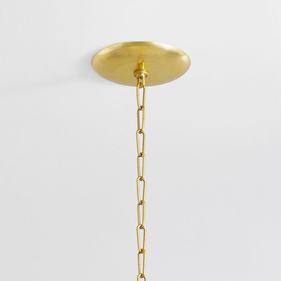 Hudson Valley Lighting DARCIA Chandelier — Aged Brass