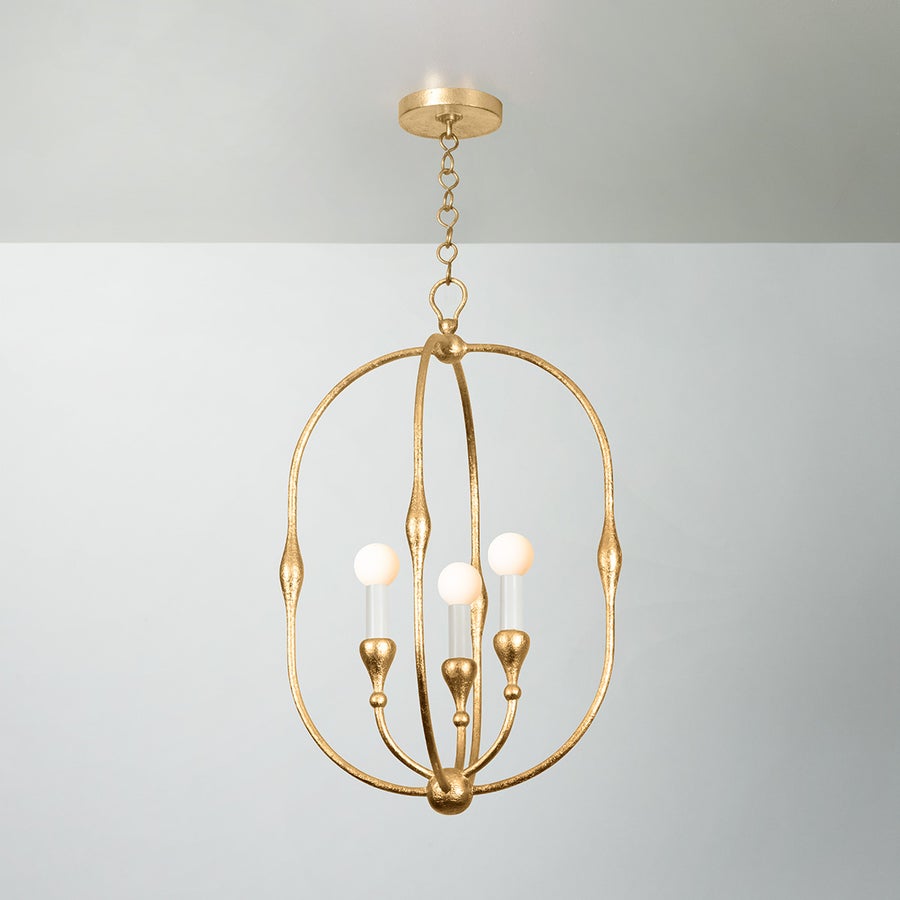 Hudson Valley Lighting BALTIC Pendant — Vintage Gold Leaf
