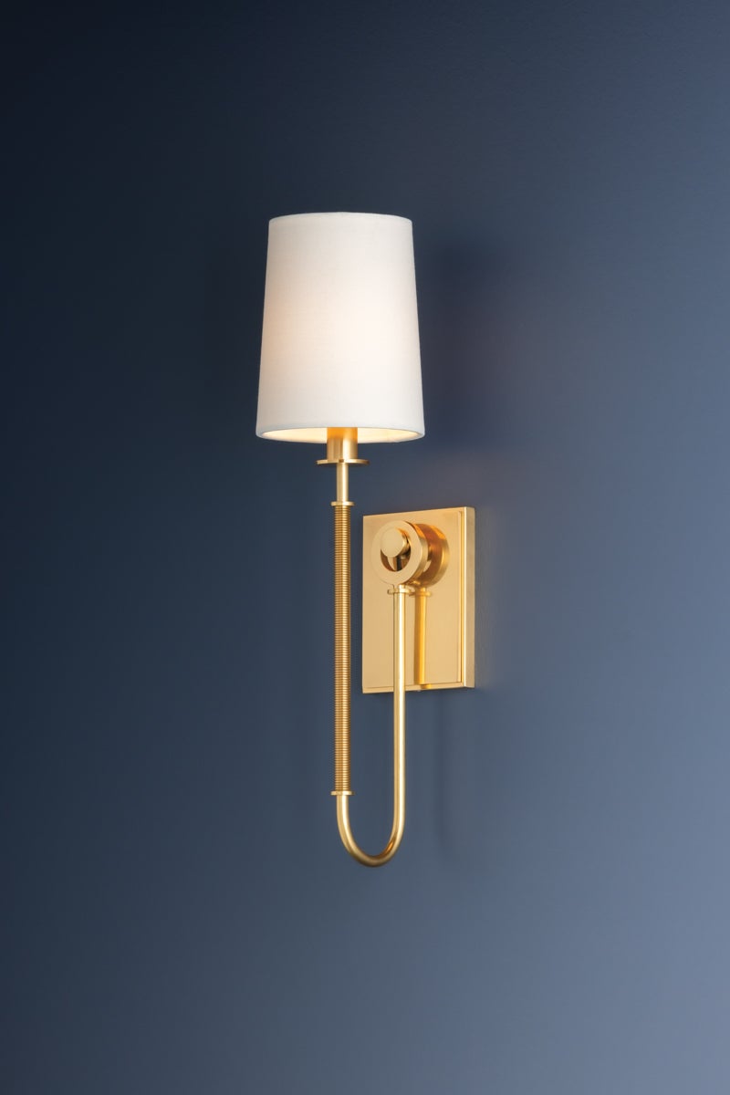 Hudson Valley Lighting GLENMONT Wall Sconce — Aged Brass