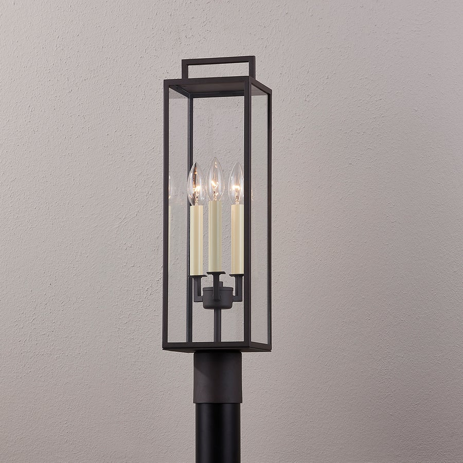Troy Lighting Beckham Exterior Post — P6385-TBZ