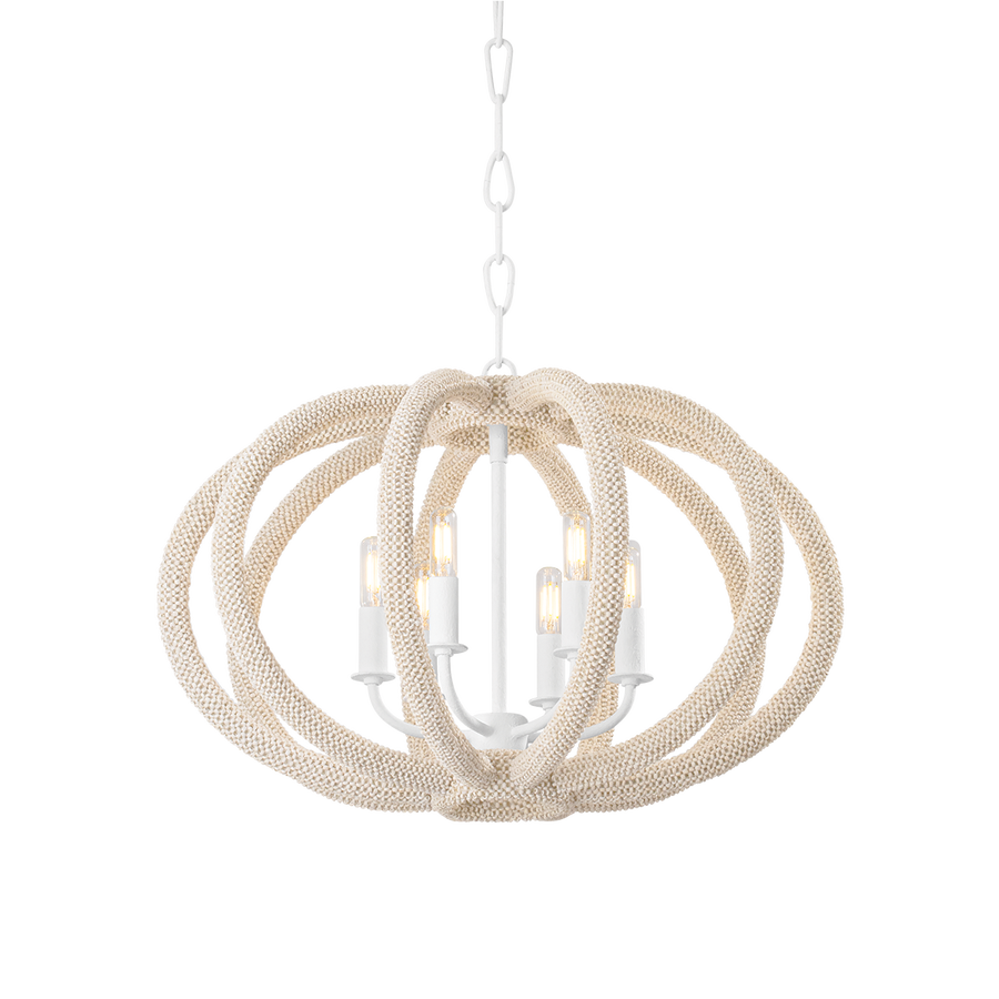 Hudson Valley Lighting LEWISTON CHANDELIER — White Plaster