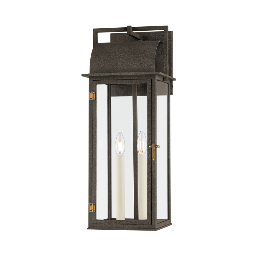 Troy Lighting Bohen Exterior Wall Sconce — B2224-FRN/PBR