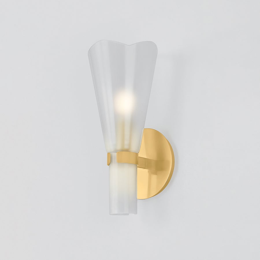 Hudson Valley Lighting PINE ISLAND Wall Sconce — Aged Brass