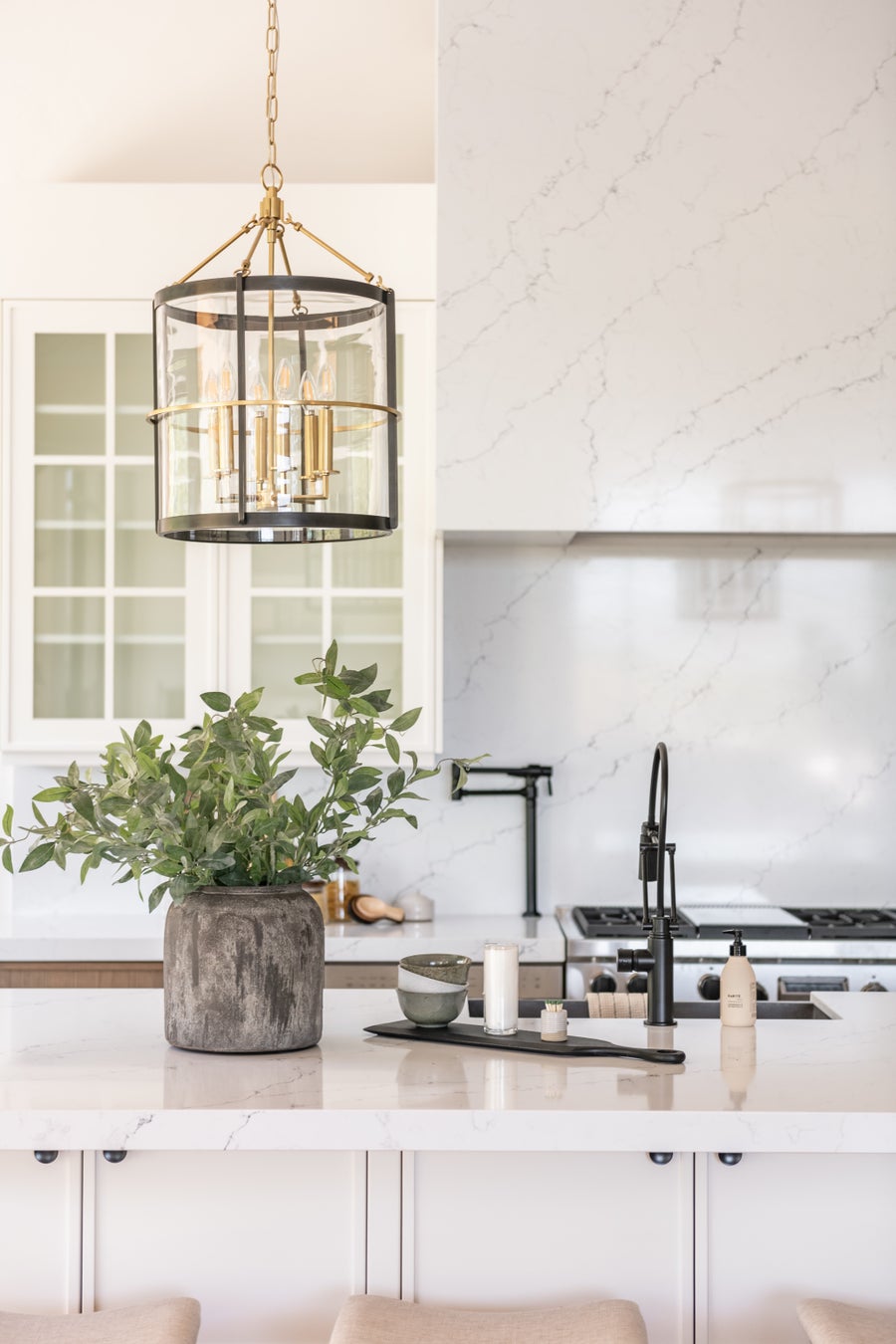 Hudson Valley Lighting Ren Lantern — BKO201-AOB