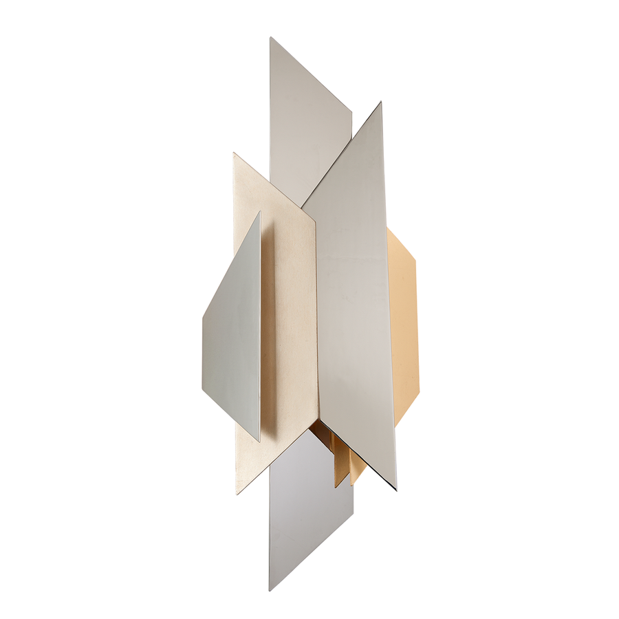 Corbett Lighting Modernist Wall Sconce — 207-12-SS/WSL/GL