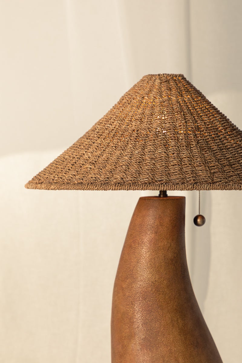 Troy Lighting Seyla TABLE LAMP — PTL1128-PBR/CAT
