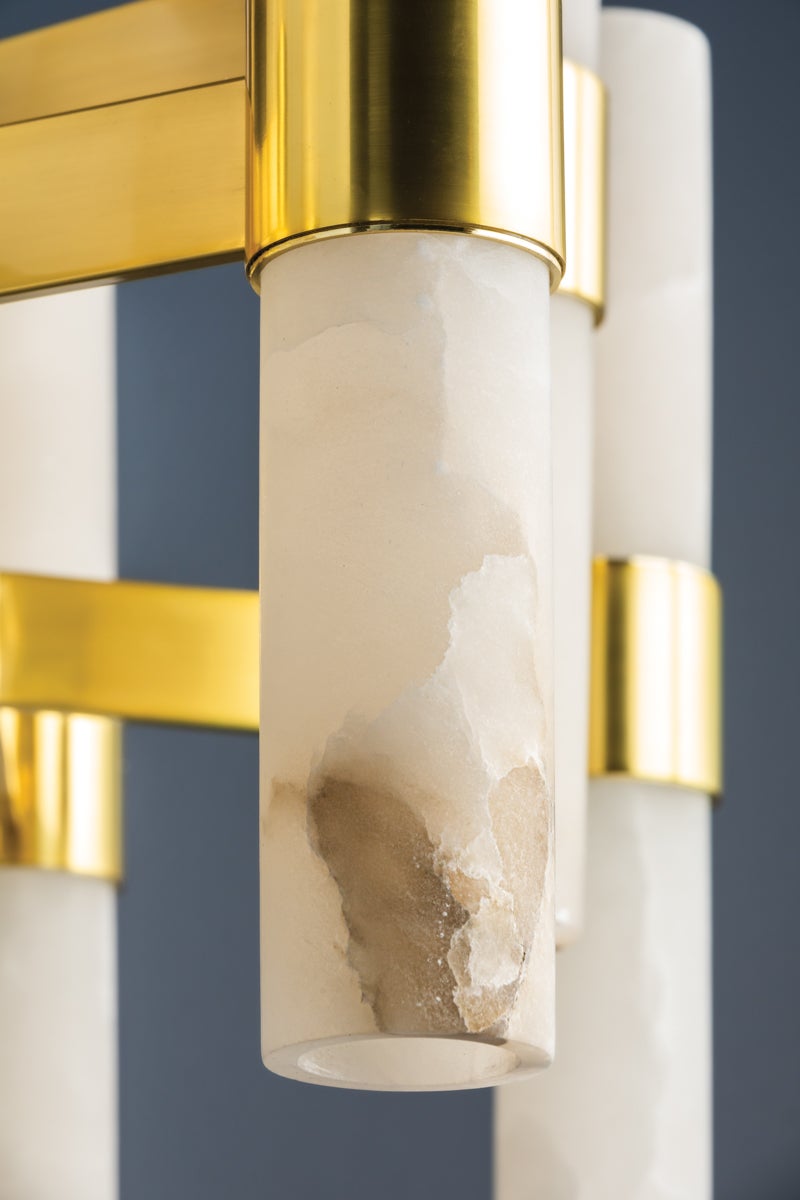 Hudson Valley Lighting STOWE Chandelier — Aged Brass