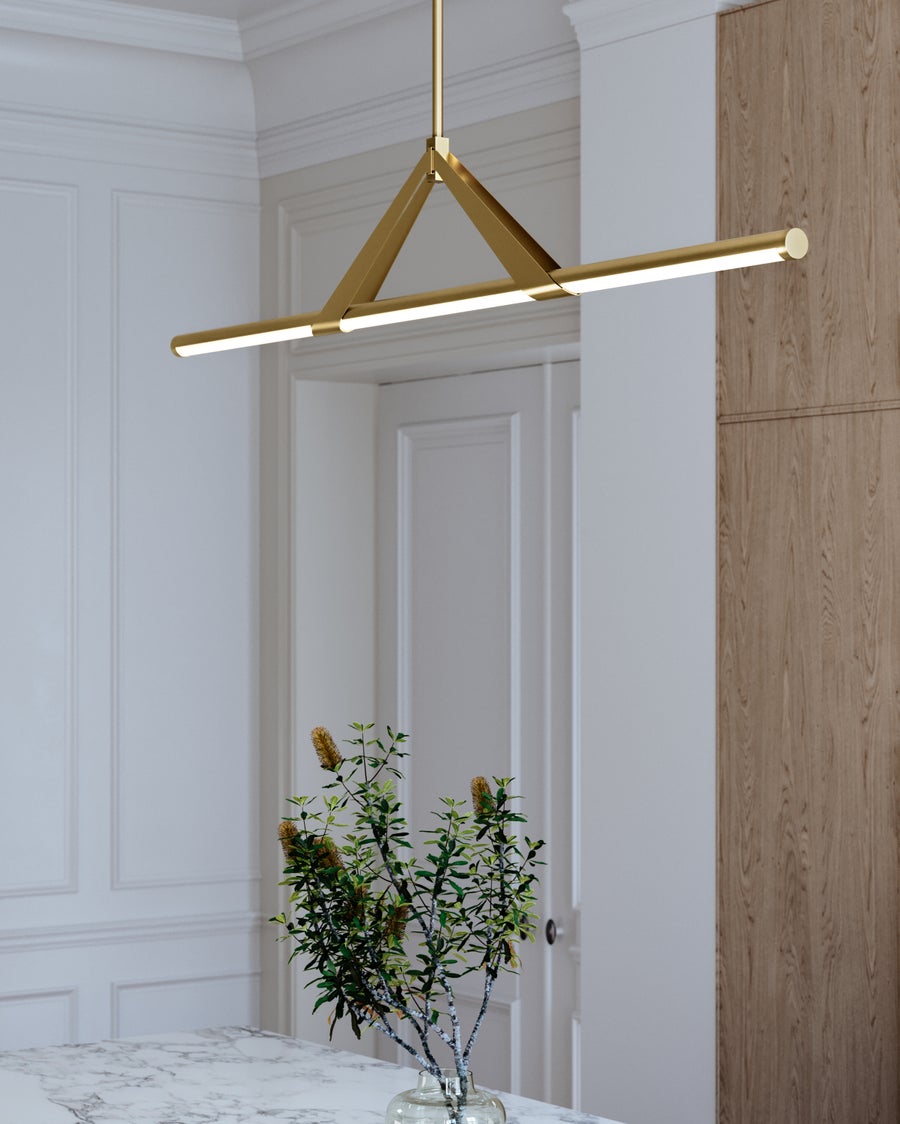 Hudson Valley Lighting Jonas Linear — Aged Brass