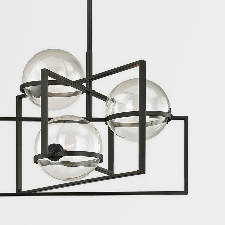 Troy Lighting Elliot Chandelier — F6223-TBK