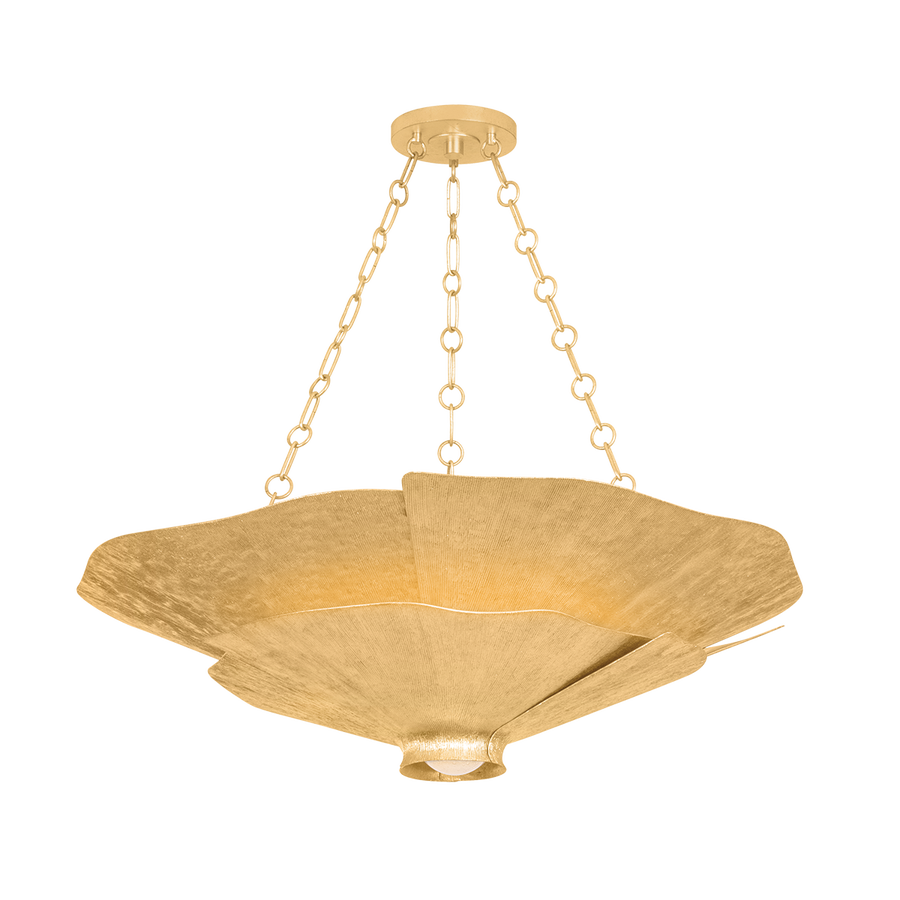 Hudson Valley Lighting Spring Valley Chandelier — Vintage Gold Leaf