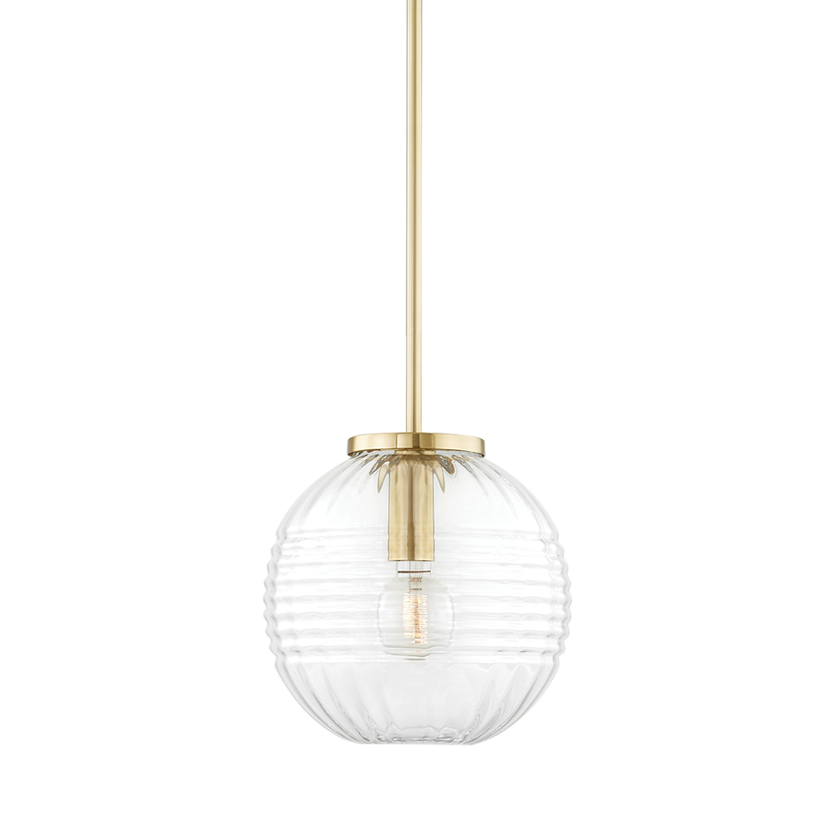 Hudson Valley Lighting Bay Ridge Pendant — Aged Brass