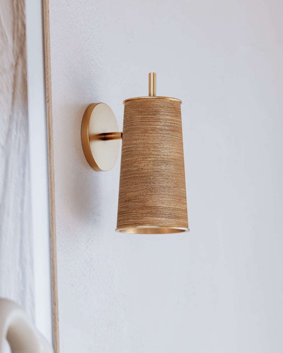 Hudson Valley Lighting DELRAN Wall Sconce — Aged Brass
