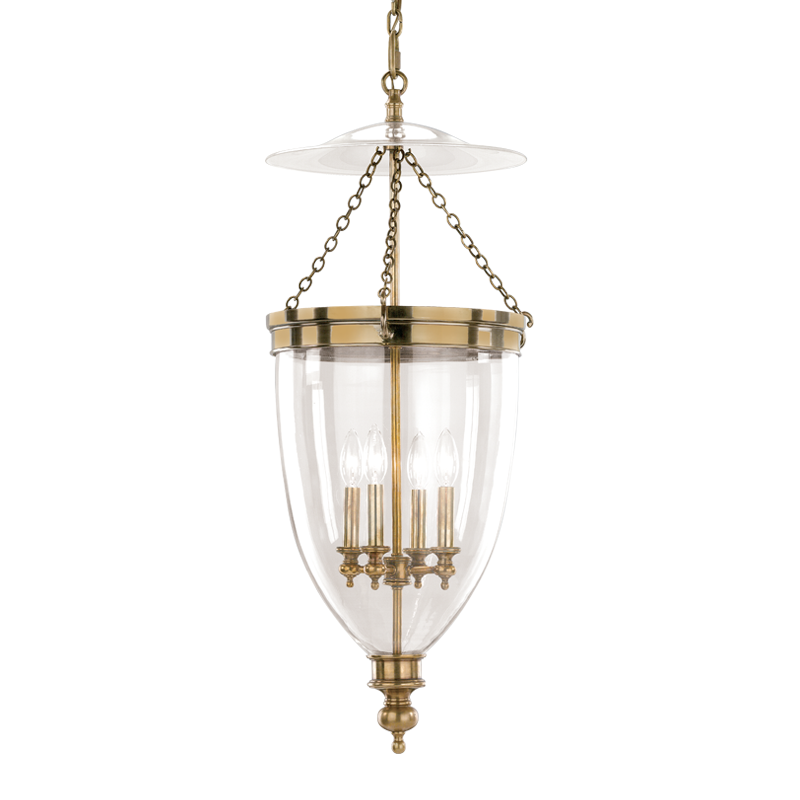 Hudson Valley Lighting Hanover Pendant — Aged Brass
