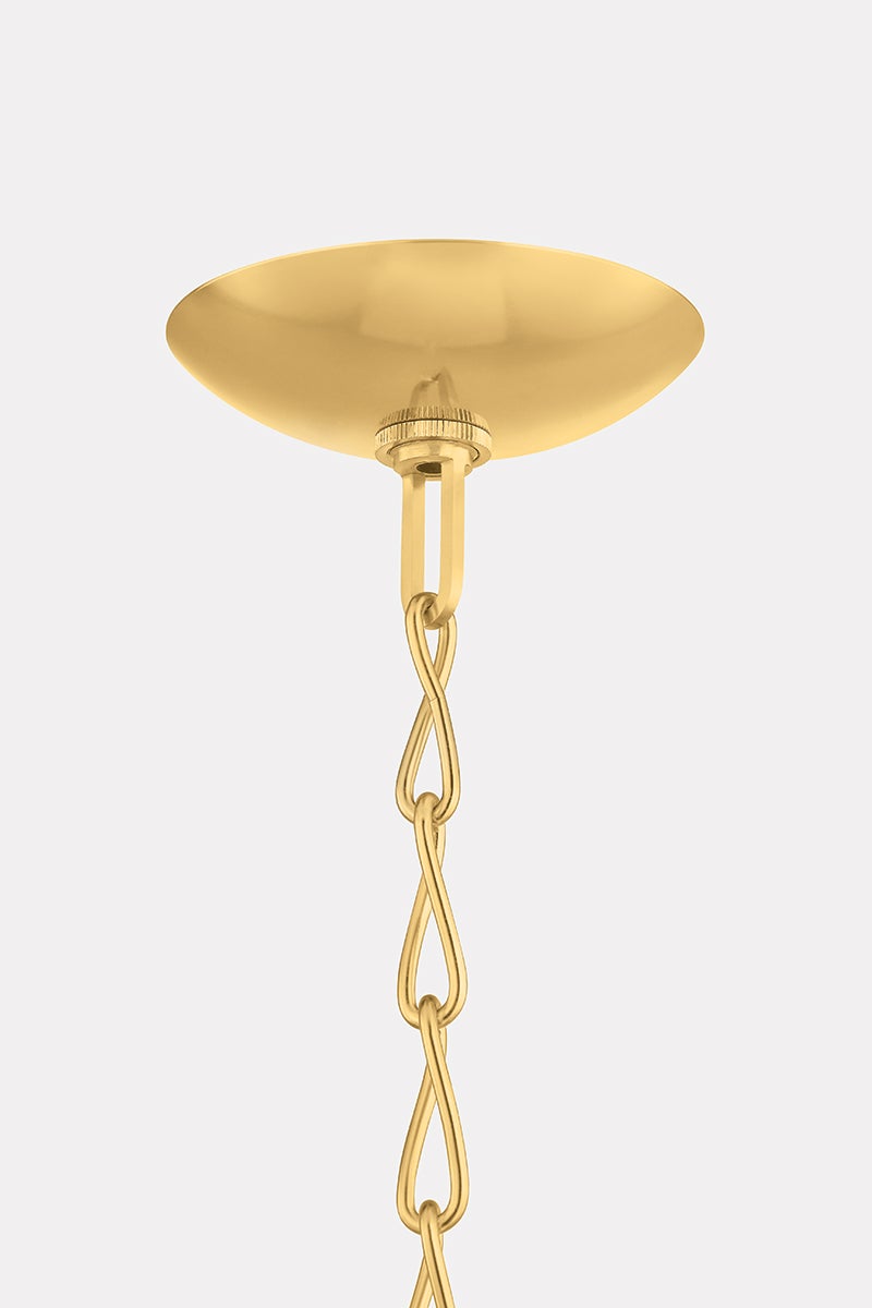 Hudson Valley Lighting Apple Valley Pendant — Aged Brass