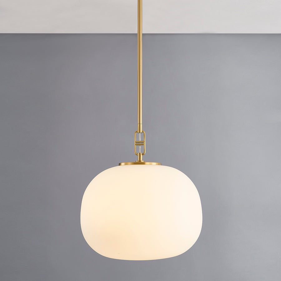 Hudson Valley Lighting Ingels Pendant — Aged Brass
