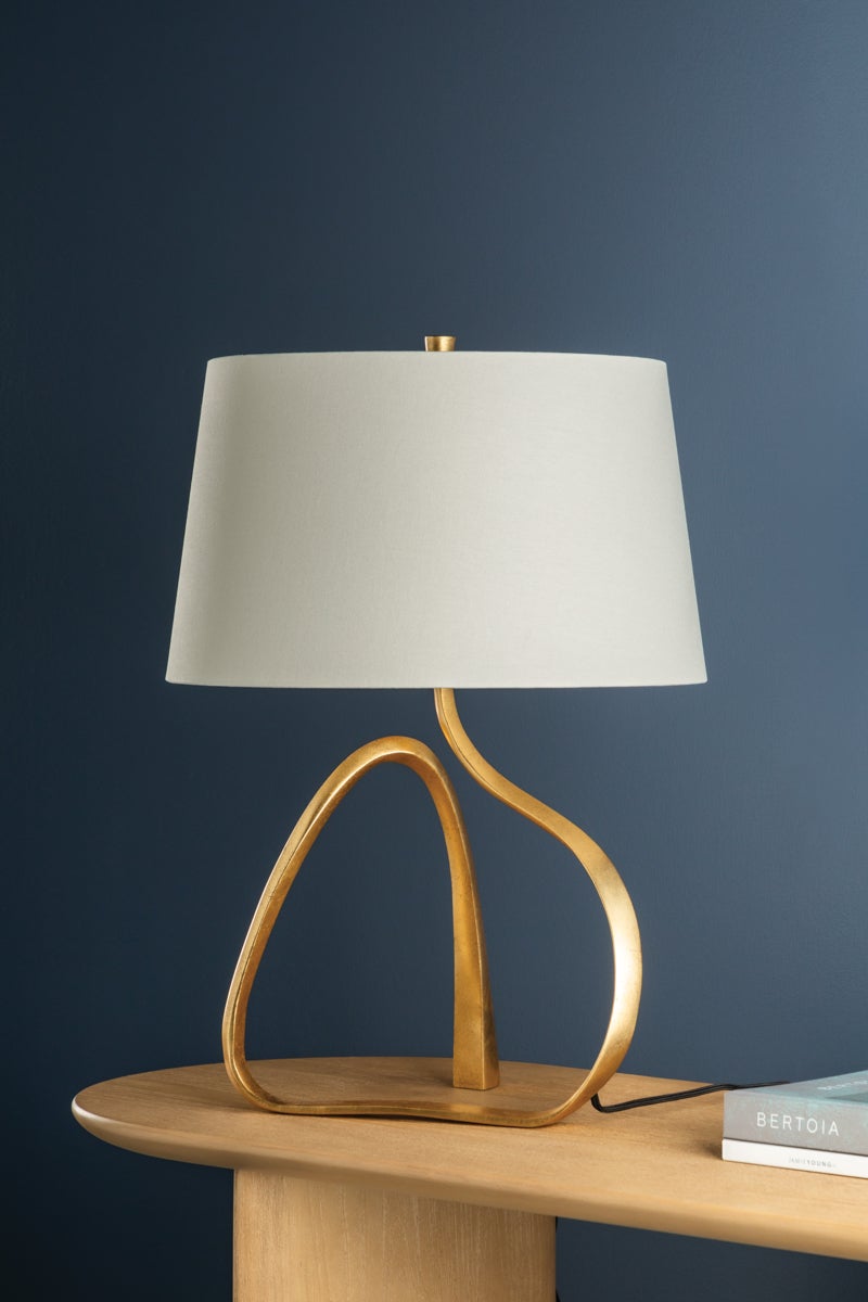 Hudson Valley Lighting Tharold Table Lamp — Vintage Gold Leaf