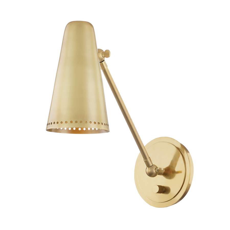 Hudson Valley Lighting Easley Wall Sconce — Aged Brass