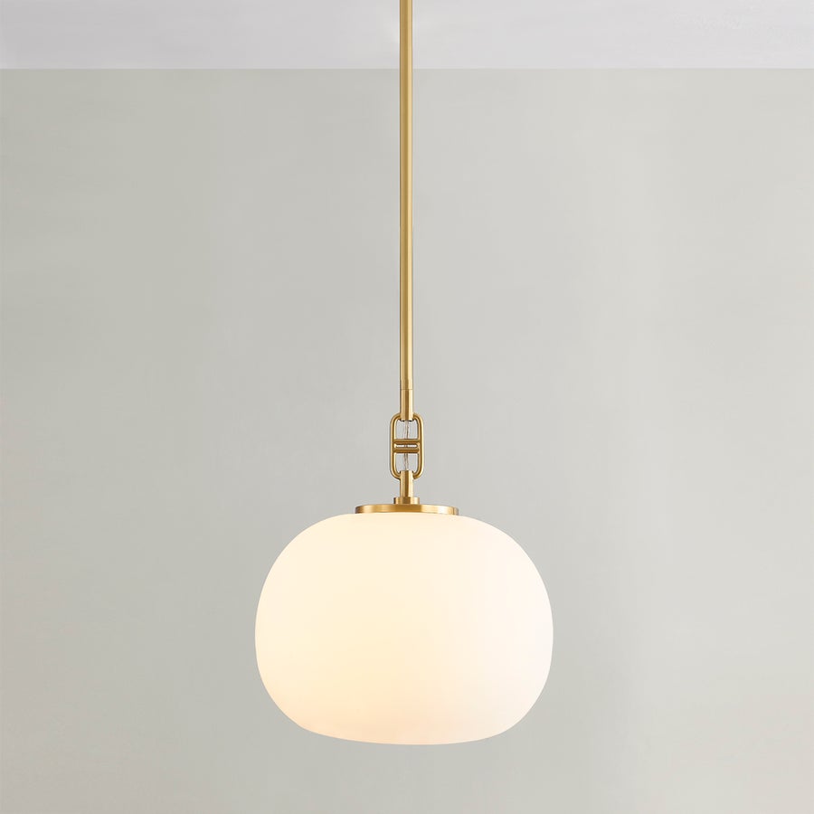 Hudson Valley Lighting Ingels Pendant — Aged Brass