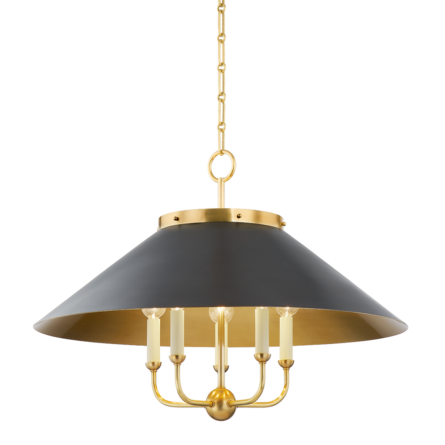 Hudson Valley Lighting CLIVEDON Chandelier — MDS1403-AGB/DB