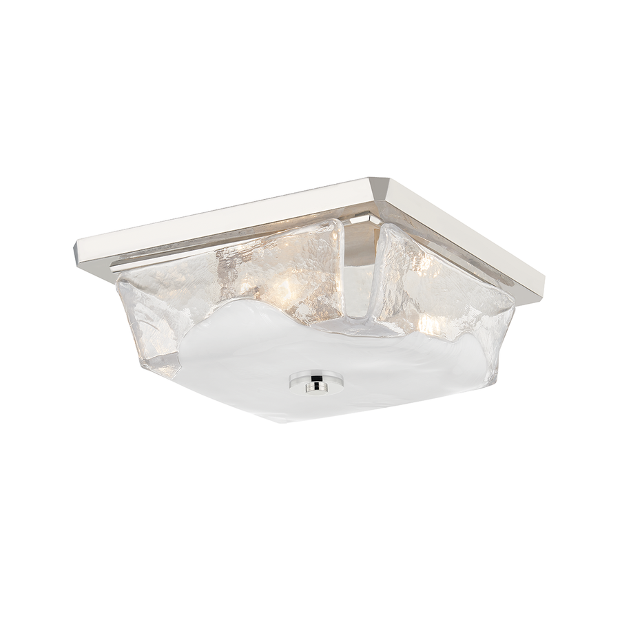 Hudson Valley Lighting Hines Flush Mount — Polished Nickel
