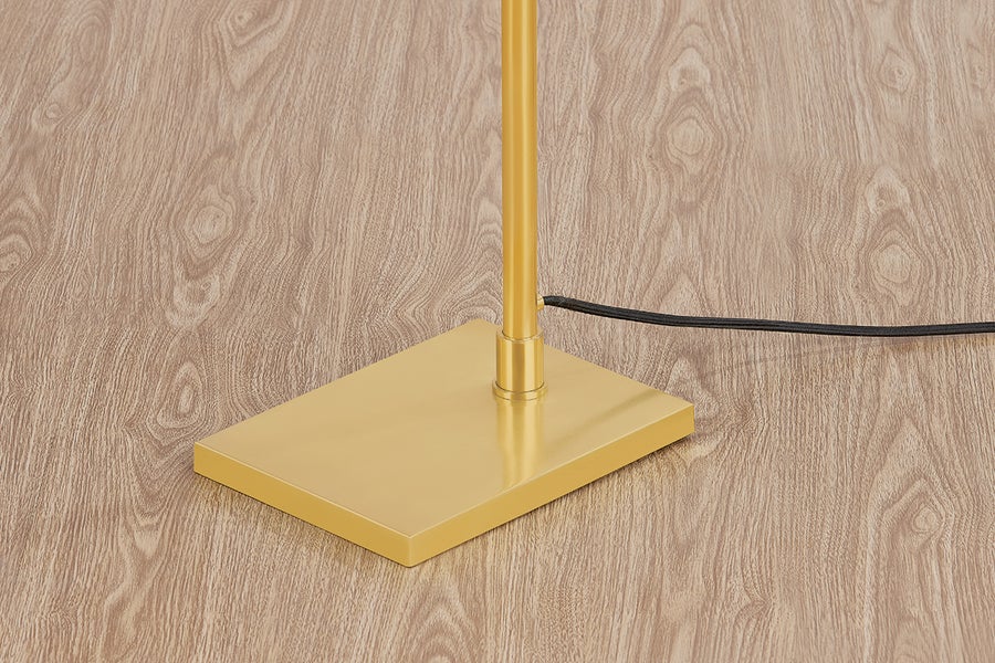 Hudson Valley Lighting NARRAGANSETT Floor Lamp — Aged Brass