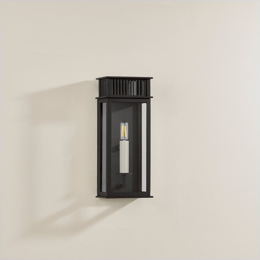 Troy Lighting Gridley Exterior Wall Sconce — B6013-TBK