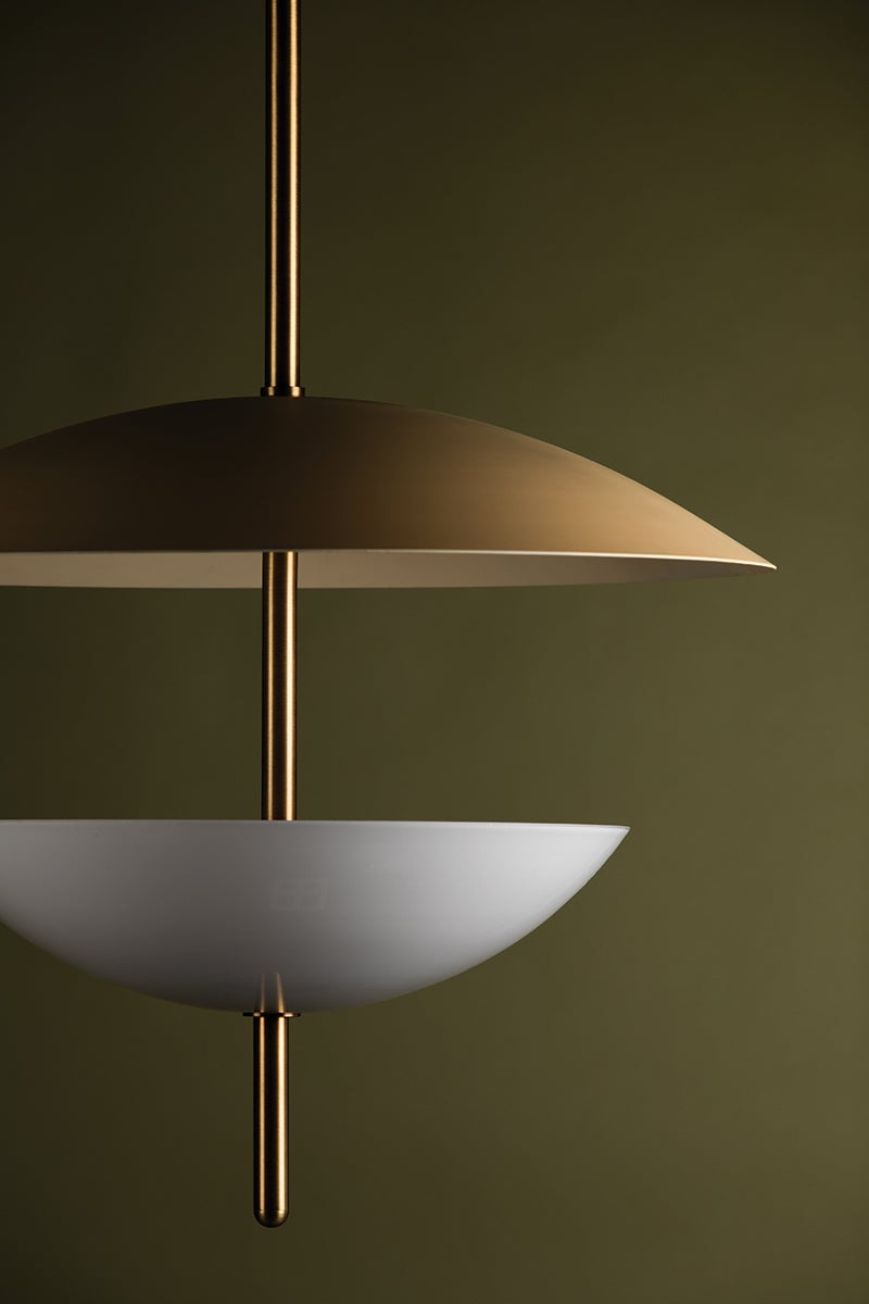Troy Lighting DION Pendant — F6624-PBR/SSD