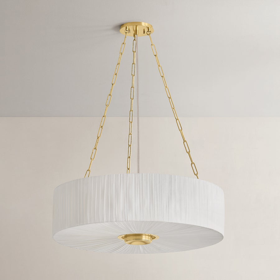Hudson Valley Lighting Camby Chandelier — Aged Brass