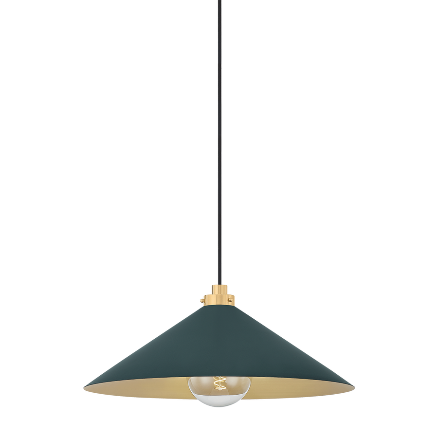 Hudson Valley Lighting Clivedon Pendant — MDS1402-AGB/SSG