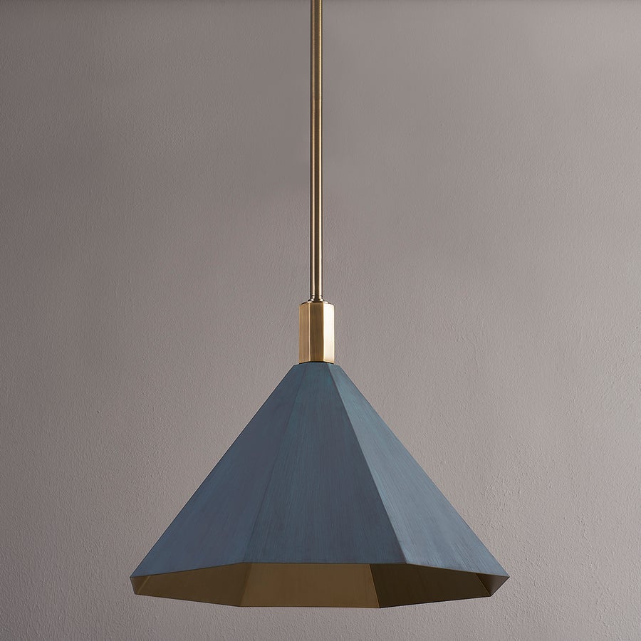 Troy Lighting HUNTLEY Pendant — F8322-PBR/VER