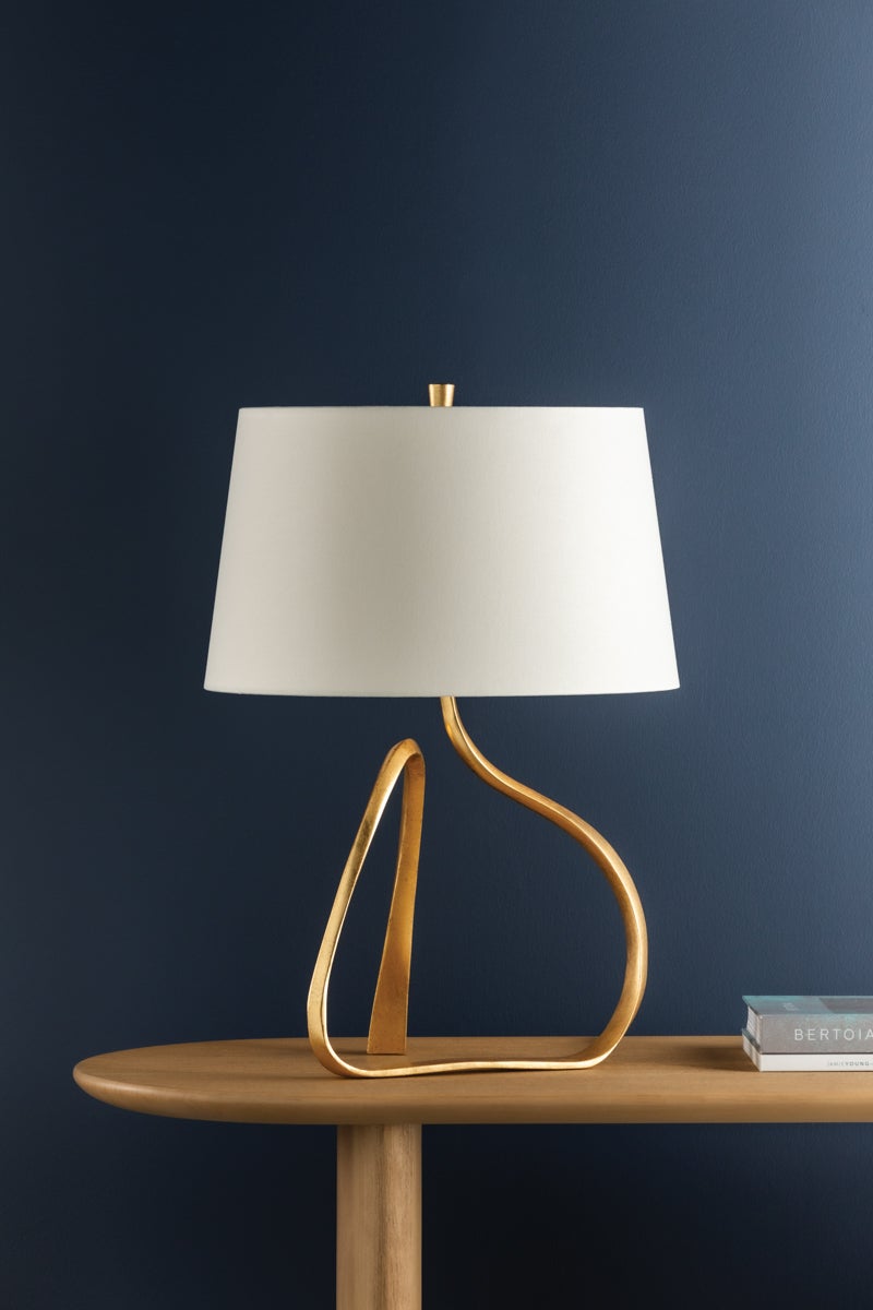 Hudson Valley Lighting Tharold Table Lamp — Vintage Gold Leaf