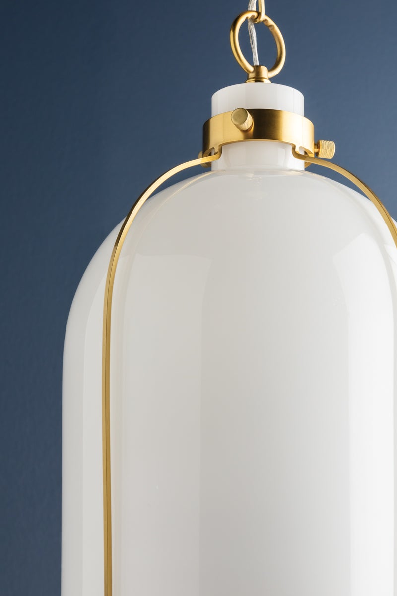 Hudson Valley Lighting Eldridge Pendant — Aged Brass