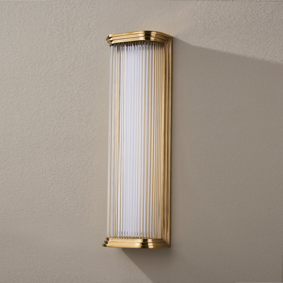 Hudson Valley Lighting Newburgh Bath and Vanity — Aged Brass