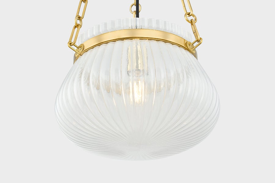 Hudson Valley Lighting GRANBY Pendant — Aged Brass