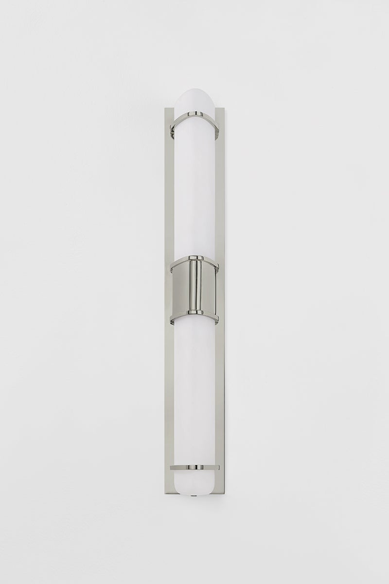 Hudson Valley Lighting TOTTENVILLE Wall Sconce — Polished Nickel