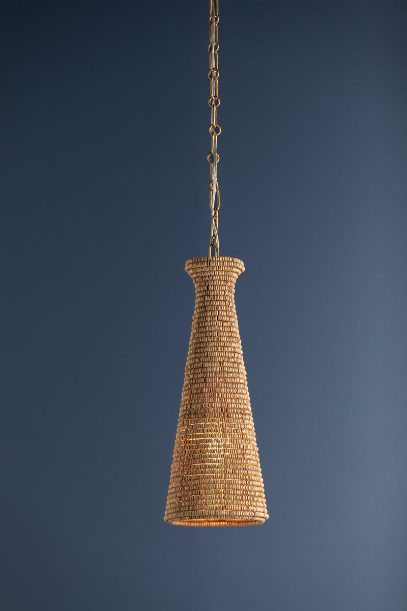 Hudson Valley Lighting TALLMAN PENDANT — Vintage Gold Leaf