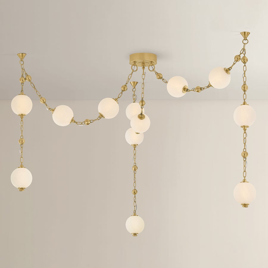 Corbett Lighting Corda Chandelier — 557-18-VB