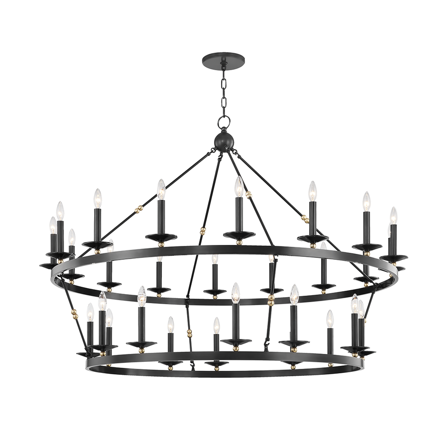 Hudson Valley Lighting Allendale Chandelier — 3228-AOB