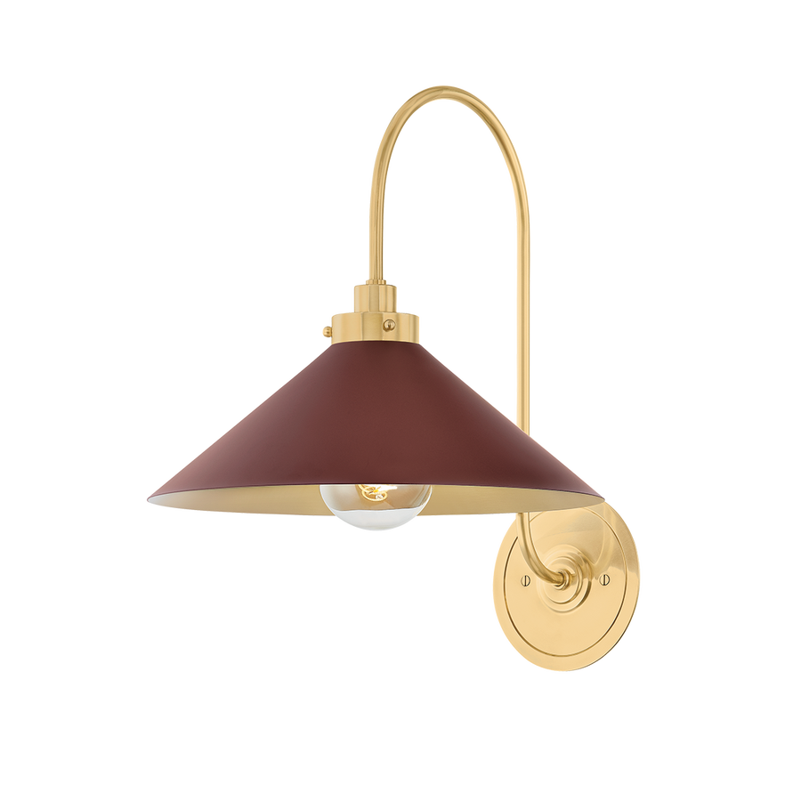 Hudson Valley Lighting Clivedon Wall Sconce — MDS1400-AGB/CRN