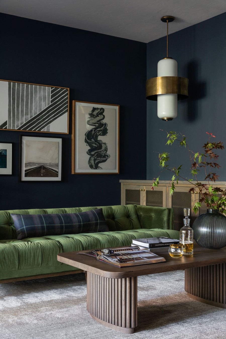 Corbett Lighting Melrose Pendant — 275-46-VB/SBK
