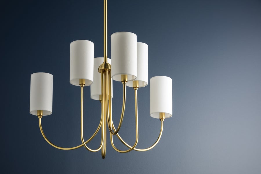 Hudson Valley Lighting Harlem Chandelier — Aged Brass