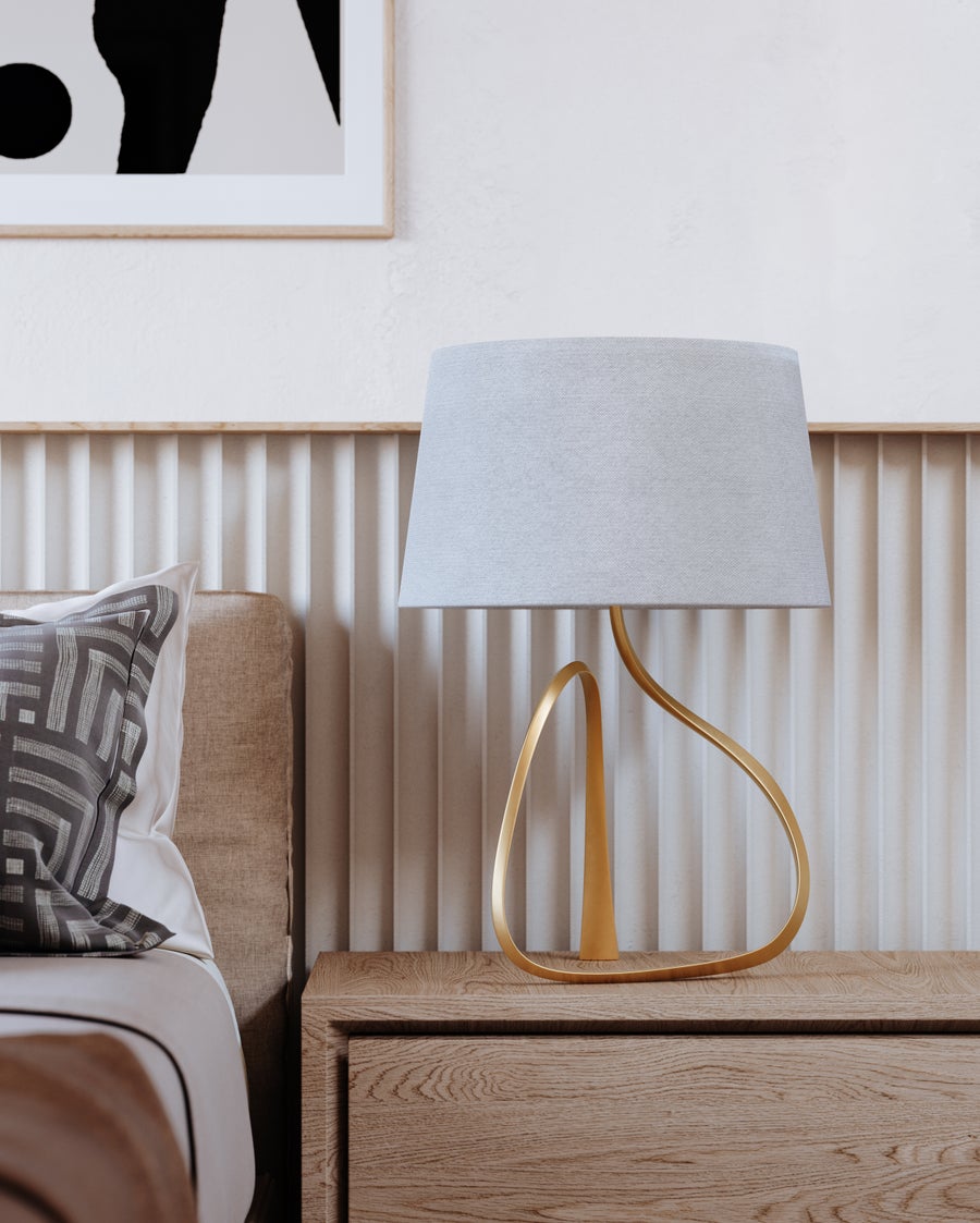 Hudson Valley Lighting Tharold Table Lamp — Vintage Gold Leaf