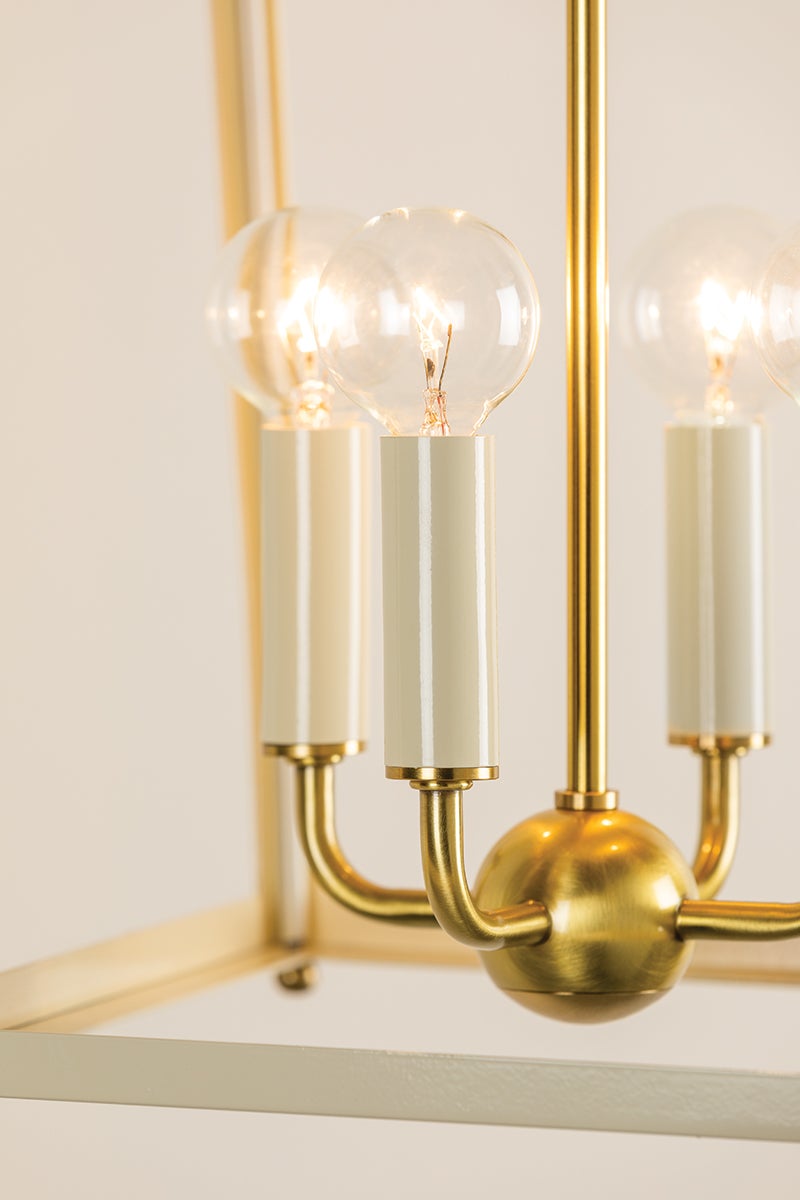 Mitzi June Lantern — H737704S-AGB/SCR