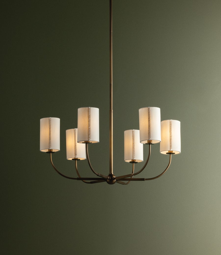 Troy Lighting Teddy Chandelier — F3030-PBR