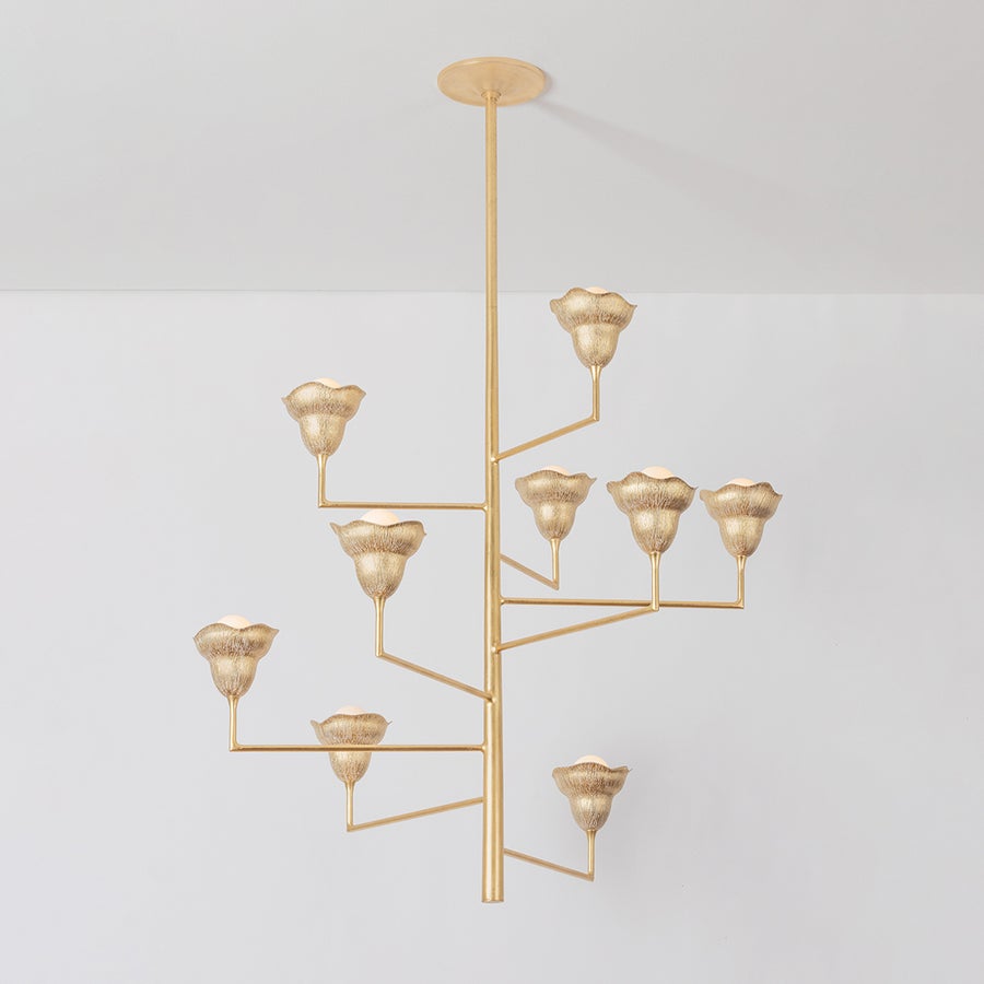 Hudson Valley Lighting ALORA Chandelier — 1289-VGL/GLI